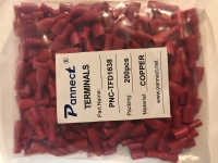 0,5-1,5 mm Kablo 6,3 Soket Tam İzoleli Dişi Faston(200 Adet)