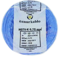 0,75 mm² NYAF Kablo - 100 Metre