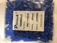 1,5-2,5 mm Kablo 6,3 Soket Tam İzoleli Dişi Faston(200 Adet)