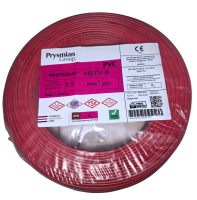 1,5 mm² NYAF Kablo - 200 Metre (Kırmızı)