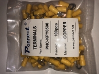 4,0-6,0 mm Kablo M5 Yuvarlak Kablo Pabucu(100 Adet)