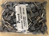 4,0 mm Çift Girişli İzoleli Kablo Yüksüğü(200 Adet)
