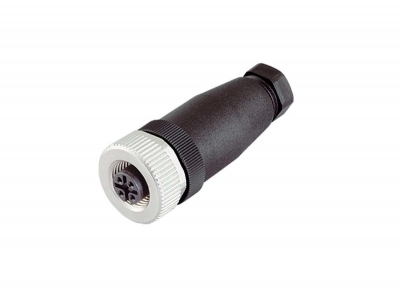 M12 5 pin Sensör Konnektörü - DİŞİ
