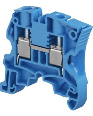 ZK4-BL Nötr 4,0 mm Yay Baskılı Klemens(50 Adet)