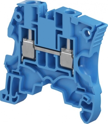 ZS6-BL Nötr 4,0 mm Vidalı Klemens(50 Adet) Mavi renk
