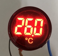 22 mm Led Termometre